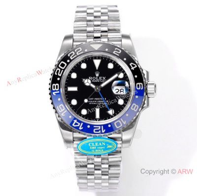 Rolex GMT-Master II Batgirl Clean Factory 1:1 Super Clone Cal.3285 Watch 904L Steel Case